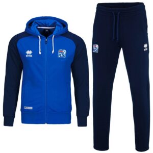 iceland world cup hooded presentation soccer tracksuit 2018/19 errea