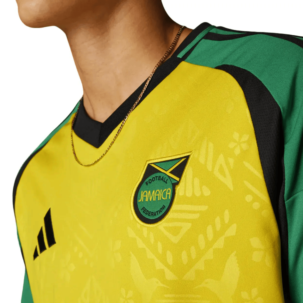 jamaica national team home soccer jersey 2024/25 adidas jamaica national team home soccer jersey 2024/25 adidas