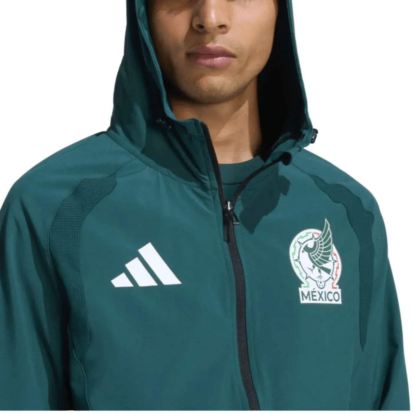 mexico casual travel hooded presentation tracksuit 2026/27 adidas mexico casual travel hooded presentation tracksuit 2026/27 adidas