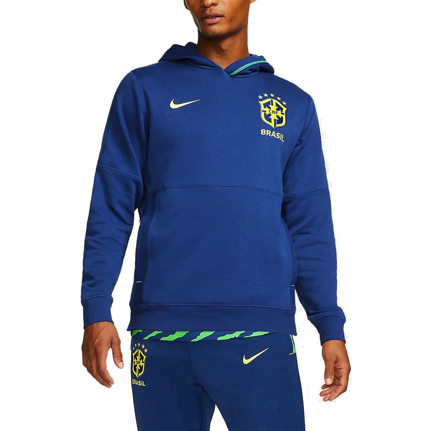 brazil national team casual fleece travel tracksuit 2022/23 nike
