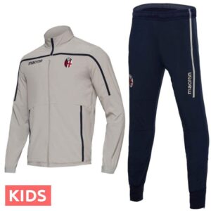kids bologna fc presentation soccer tracksuit 2018/19 macron