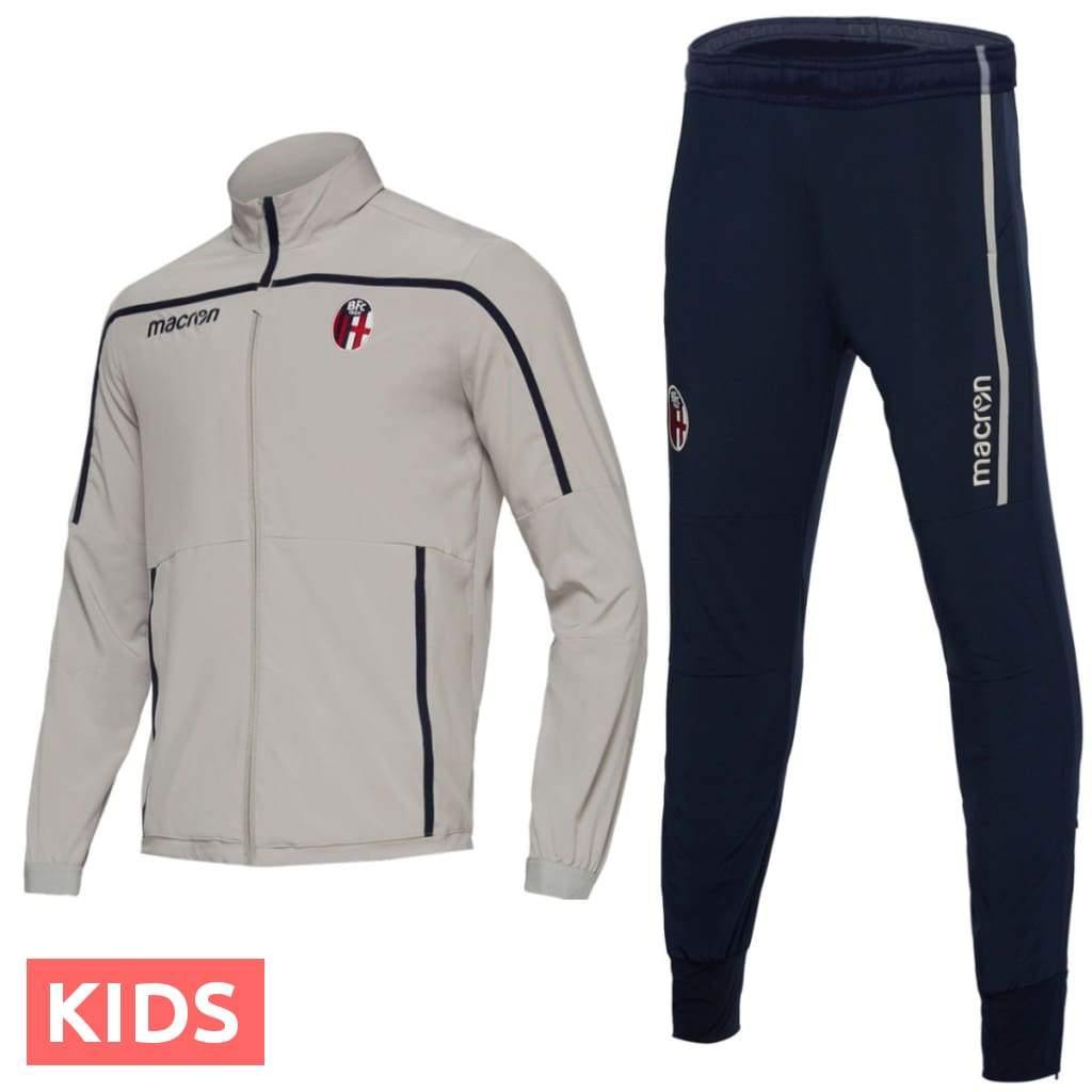 kids bologna fc presentation soccer tracksuit 2018/19 macron kids bologna fc presentation soccer tracksuit 2018/19 macron