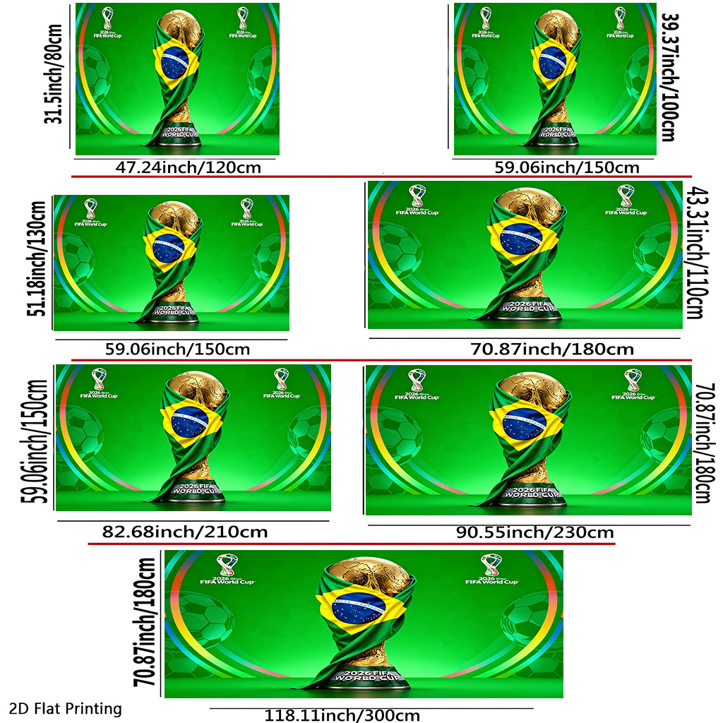 2d flat, 2d flat 2d flat, 2d flat 2d flat banner 1pc, brazil flag embracing world cup trophy, 2026 fifa world cup themed decorative wall hanging, polyester fiber party backdrop, suitable for multiple scenes, living room art wall covering 2d flat, 2d flat 2d flat, 2d flat 2d flat banner 1pc, brazil flag embracing world cup trophy, 2026 fifa world cup themed decorative wall hanging, polyester fiber party backdrop, suitable for multiple scenes, living room art wall covering