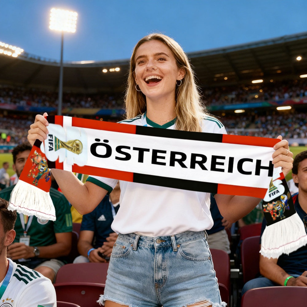 1pc fifa football scarf austria 2026 world cup viewing scarf, fan exclusive cheerleading decoration, soccer scarf essential item for home team support on match days qmwj0228 1pc fifa football scarf austria 2026 world cup viewing scarf, fan exclusive cheerleading decoration, soccer scarf essential item for home team support on match days qmwj0228