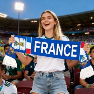 1pc fifa football scarf for the france 2026 world cup, a must have cheering accessory for fans, essential for supporting your for home team during matches qmwj0228