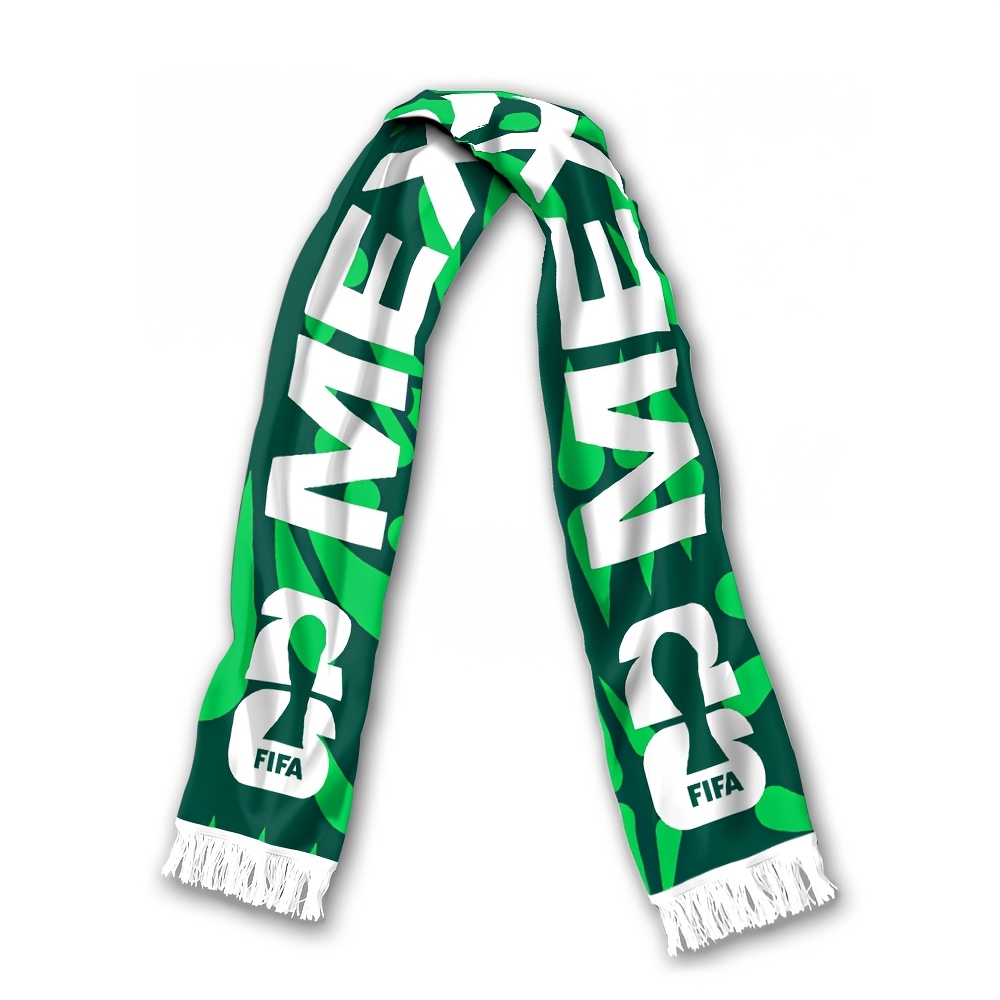 1pc fifa us canada mexico 2026 world cup scarf suitable for boysfriend gift, soccer fan gear with national logos, machine washable for tournaments, events & holidays perfect for back to, graduation gifts for men 1pc fifa us canada mexico 2026 world cup scarf suitable for boysfriend gift, soccer fan gear with national logos, machine washable for tournaments, events & holidays perfect for back to, graduation gifts for men