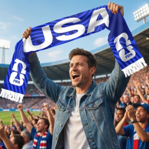 1pc fifa us canada mexico 2026 world cup support scarf, fan gift, holiday present, multi functional sports accessory, perfect gift for your boyfriend