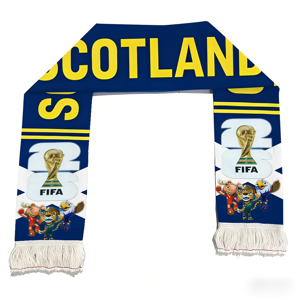 1pc fifa scotland national team football scarf official & scotland suitable for home team support, cheering decoration for match days, world cup fan gear for and, soccer scarf essential for home games 1pc fifa scotland national team football scarf official & scotland suitable for home team support, cheering decoration for match days, world cup fan gear for and, soccer scarf essential for home games