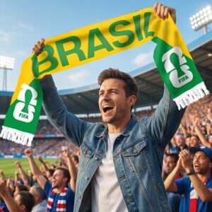1pc fifa us canada mexico 2026 world cup support scarf, fan gift, holiday present, multi functional sports accessory, perfect gift for your boyfriend