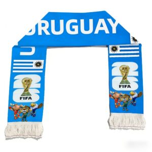 1pc fifa football scarf for the uruguay 2026 world cup, a must have cheering accessory for fans, perfect for supporting your for home team during matches qmwj0228