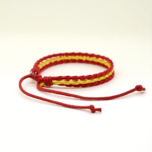 1pc handmade bohemian ethnic pu woven bracelet look woven texture, cultural for suitable for parties, festivals, christmas & year round wear style handwoven bracelet