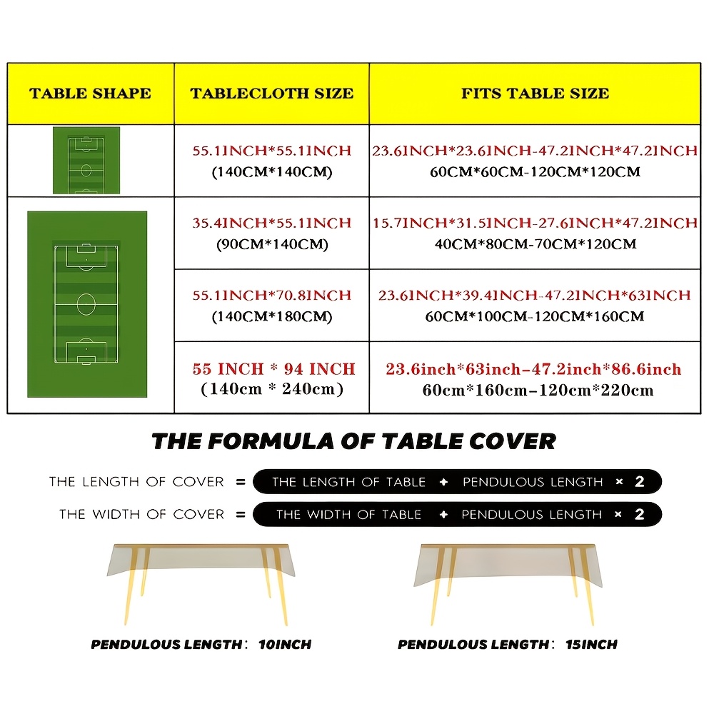 1pc tablecloth, easy fresh green football field print tablecloth, rectangular tablecloth, machine washable for picnics, camping, weddings, birthday parties, restaurants durable home decor and holiday tablecloth 1pc tablecloth, easy fresh green football field print tablecloth, rectangular tablecloth, machine washable for picnics, camping, weddings, birthday parties, restaurants durable home decor and holiday tablecloth