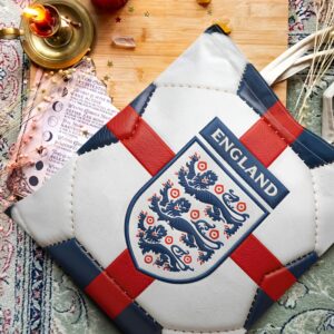 fifa 1pc printed world cup bag, england football team crest soccer ball tote bag, evening clutch, fine workmanship, lightweight, spacious, for holiday gatherings and parties, birthday gift, storage bag, ideal for daily use, school, travel