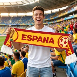 1pc fifa us canada mexico 2026 world cup scarf suitable for stadium viewing, football parties & fan gear gift for, boysoutfit, machine washable supporter accessory for field events & football decorations