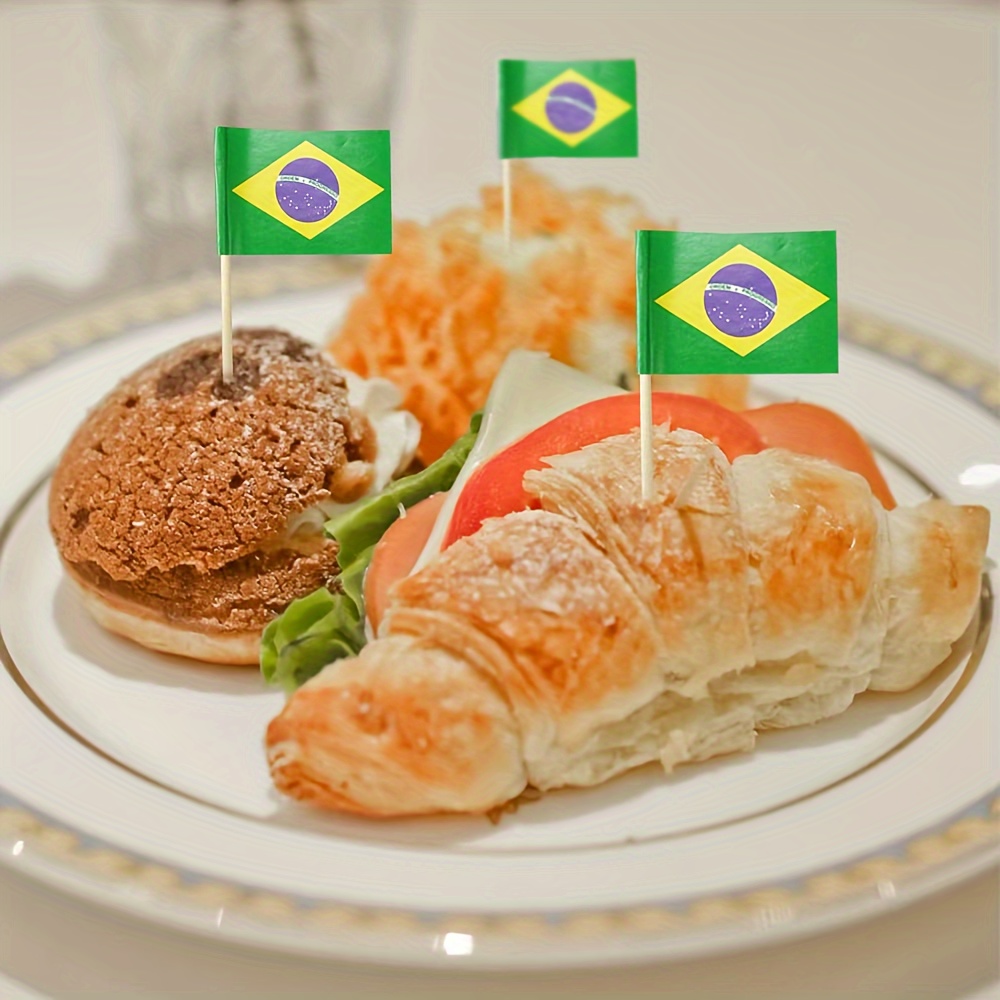 100pcs brazilian flag toothpicks versatile cupcake toppers & appetizer flags for parties, cocktails, and charcuterie boards perfect for holidays like thanksgiving, christmas, halloween 100pcs brazilian flag toothpicks versatile cupcake toppers & appetizer flags for parties, cocktails, and charcuterie boards perfect for holidays like thanksgiving, christmas, halloween