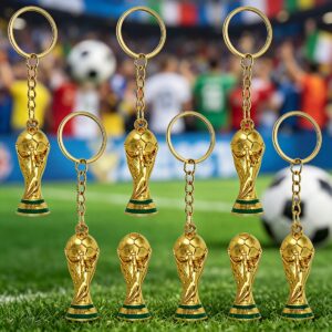gift for her/him 6pcs fifa figurines world cup football "keyring packs" 2026 usa canada mexico world cup football pendant hercules cup keychain fan souvenirs fan exclusive viewing decoration goodies world cup small pendants fan activity small gifts