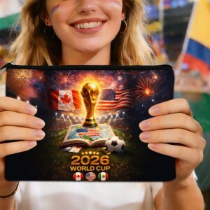 this is a 2026 fifa world cup themed men's coin purse. it's a multi functional single layer bag, a portable card holder, and a stylish football fan wallet, suitable for travel and everyday use. it's a great gift for football fans