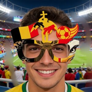 1pc photography glasses, football frame, fan for cheer props for cheerleaders