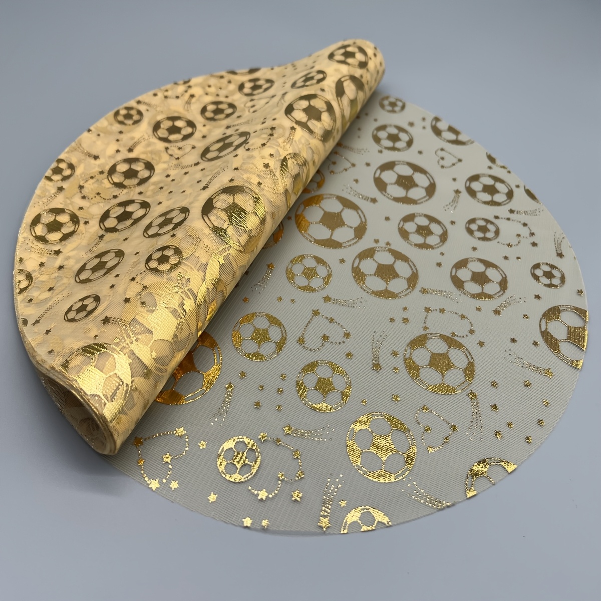12pcs soccer pattern placemats, new style placemats, new pattern, golden foil disposable round golden thin net golden foil placemats, suitable for wedding celebrations, birthday parties, graduation ceremonies, vacation home decor, home life 12pcs soccer pattern placemats, new style placemats, new pattern, golden foil disposable round golden thin net golden foil placemats, suitable for wedding celebrations, birthday parties, graduation ceremonies, vacation home decor, home life