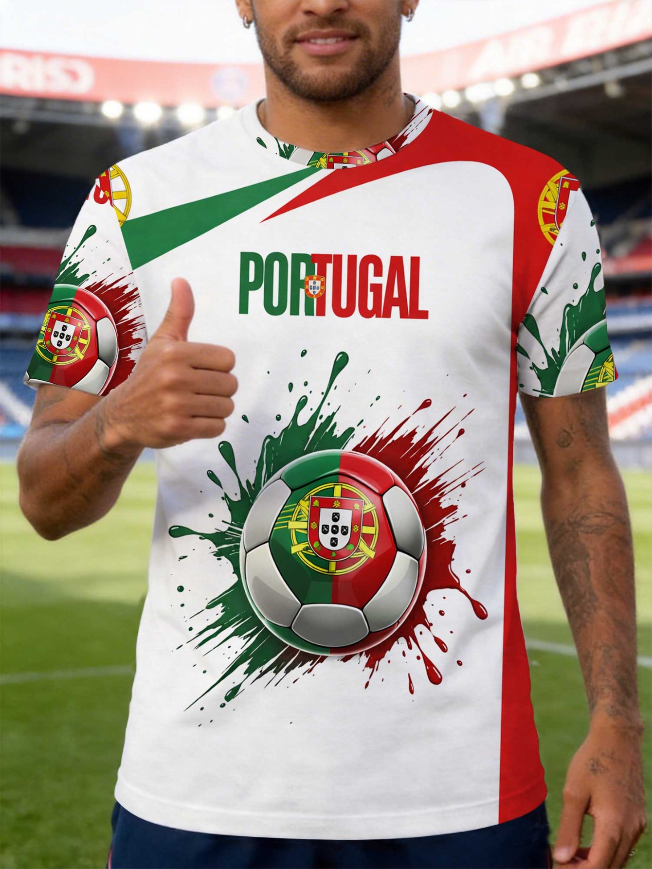 1pc quick dry football jersey full body printed team uniform with round neck, microfiber suitable for training, matches, outdoor, year round wear gift for soccer players, team gifts, casual athletic apparel 1pc quick dry football jersey full body printed team uniform with round neck, microfiber suitable for training, matches, outdoor, year round wear gift for soccer players, team gifts, casual athletic apparel