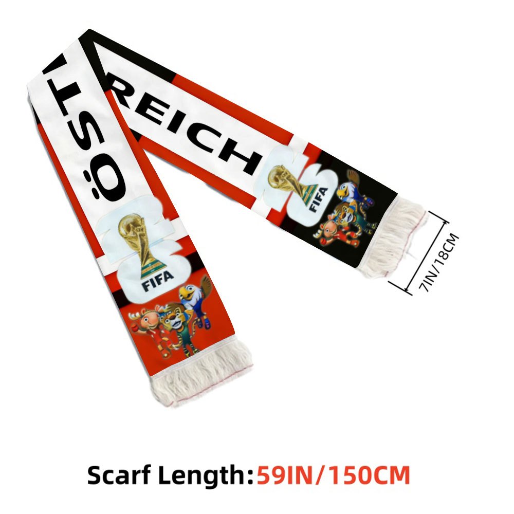 1pc fifa football scarf austria 2026 world cup viewing scarf, fan exclusive cheerleading decoration, soccer scarf essential item for home team support on match days qmwj0228 1pc fifa football scarf austria 2026 world cup viewing scarf, fan exclusive cheerleading decoration, soccer scarf essential item for home team support on match days qmwj0228