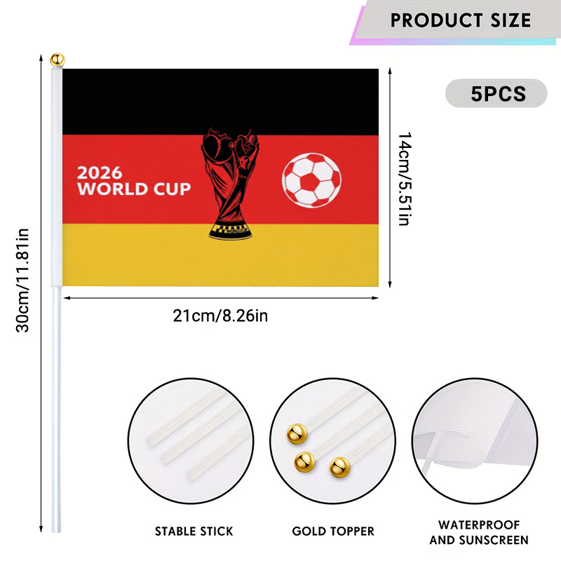 2026 world cup fan cheer handheld banner, my 4.22, featuring golden cup soccer german flag 2026 design, football game fan celebration waving banner, party decoration banner, festive occasion holiday design, vibrant colors, handheld rod 2026 world cup fan cheer handheld banner, my 4.22, featuring golden cup soccer german flag 2026 design, football game fan celebration waving banner, party decoration banner, festive occasion holiday design, vibrant colors, handheld rod