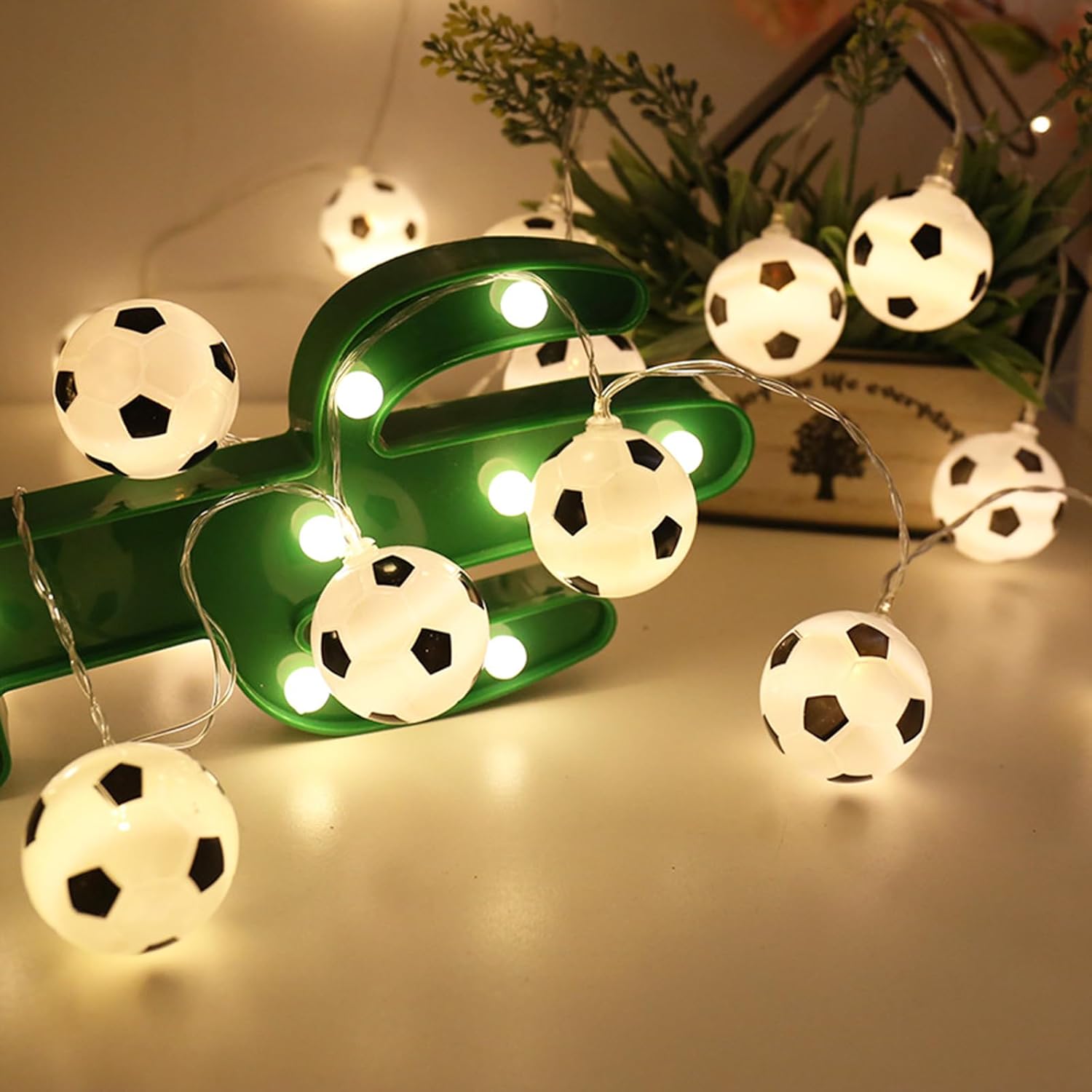 football shaped string lights, football lights available in 149.86cm/299.72cm, battery powered warm white decorative lights, suitable for sports fans, children's rooms, game days, birthday parties, bedroom decorations, led lights football shaped string lights, football lights available in 149.86cm/299.72cm, battery powered warm white decorative lights, suitable for sports fans, children's rooms, game days, birthday parties, bedroom decorations, led lights