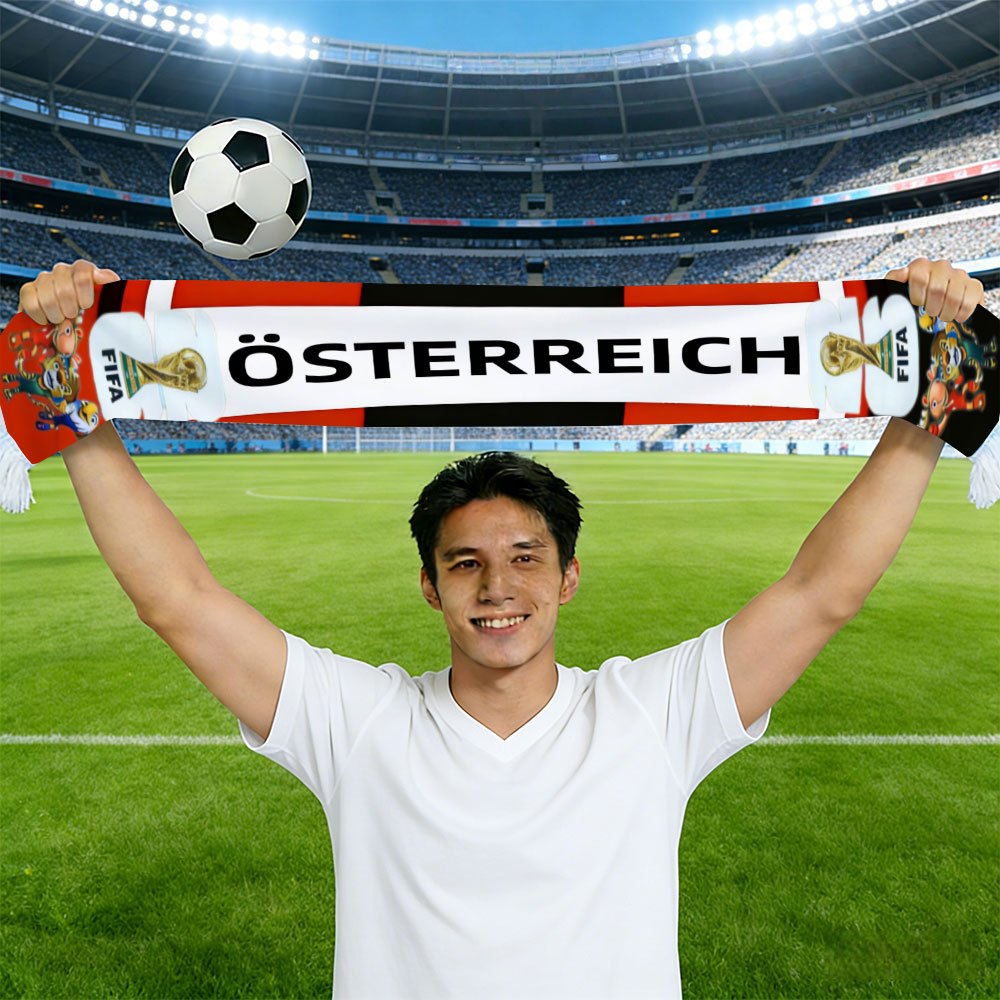 1pc fifa football scarf austria 2026 world cup viewing scarf, fan exclusive cheerleading decoration, soccer scarf essential item for home team support on match days qmwj0228 1pc fifa football scarf austria 2026 world cup viewing scarf, fan exclusive cheerleading decoration, soccer scarf essential item for home team support on match days qmwj0228