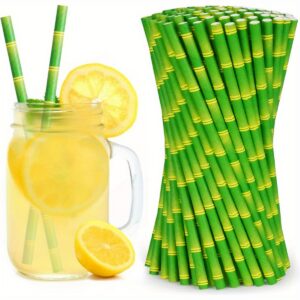 50 colorful paper straws perfect for birthdays, weddings, and celebration parties