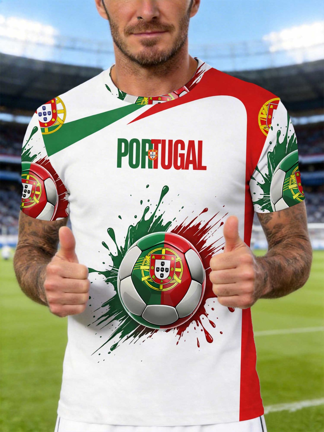 1pc quick dry football jersey full body printed team uniform with round neck, microfiber suitable for training, matches, outdoor, year round wear gift for soccer players, team gifts, casual athletic apparel 1pc quick dry football jersey full body printed team uniform with round neck, microfiber suitable for training, matches, outdoor, year round wear gift for soccer players, team gifts, casual athletic apparel
