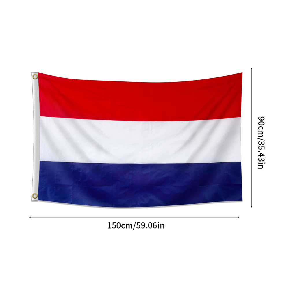 netherlands flag in sizes 2x3ft and 3x5ft, suitable for outdoor decoration, yard and garden use, available in dimensions 90*150cm and 60*90cm, made from durable materials netherlands flag in sizes 2x3ft and 3x5ft, suitable for outdoor decoration, yard and garden use, available in dimensions 90*150cm and 60*90cm, made from durable materials