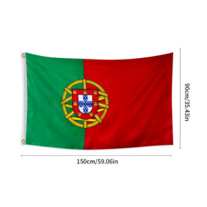 2x3ft 3x5ft flag of portugal, portuguese flag, outdoor decoration, yard decoration, garden decoration, external decor 90*150cm 60*90cm, sturdy flag
