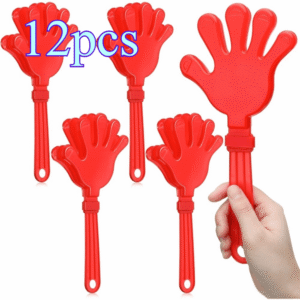 12pcs large size. warmly welcome drummer's clap. this is a great tool for creating a commotion. it is suitable for various events and sports competitions as a sound generator, and is also a supporting tool for celebration activities