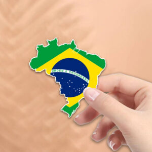 2d flat, sticker car moto map flag vinyl outside wall decal macbbook brazil brazilian 2d flat sticker car sticker, 2d flat