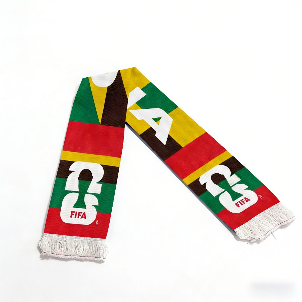 1pc fifa ghana national team football scarf suitable for world cup 2026, ghana themed fan apparel for home matches, cheering for stadium & home viewing parties, soccer scarf gift for supporters 1pc fifa ghana national team football scarf suitable for world cup 2026, ghana themed fan apparel for home matches, cheering for stadium & home viewing parties, soccer scarf gift for supporters