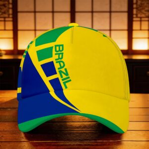 1pc brazil no. 10 retro baseball cap suitable for golf, fishing, travel lightweight breathable vintage sports hat with brazil number 10 design, one size fits most for, suitable for golfing, vacations, fishing trips & gifts