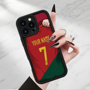 phone case: a light luxury fashion portuguese no. 7 jersey phone case with creative printing. suitable for iphone 16/16 pro/16 pro max, iphone 15/15 pro/15 pro max, iphone 14/14 pro/14 pro max, ensuring drop resistance and all around protection